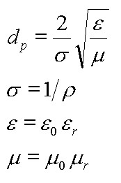 Calculate penetration depth galleries 384
